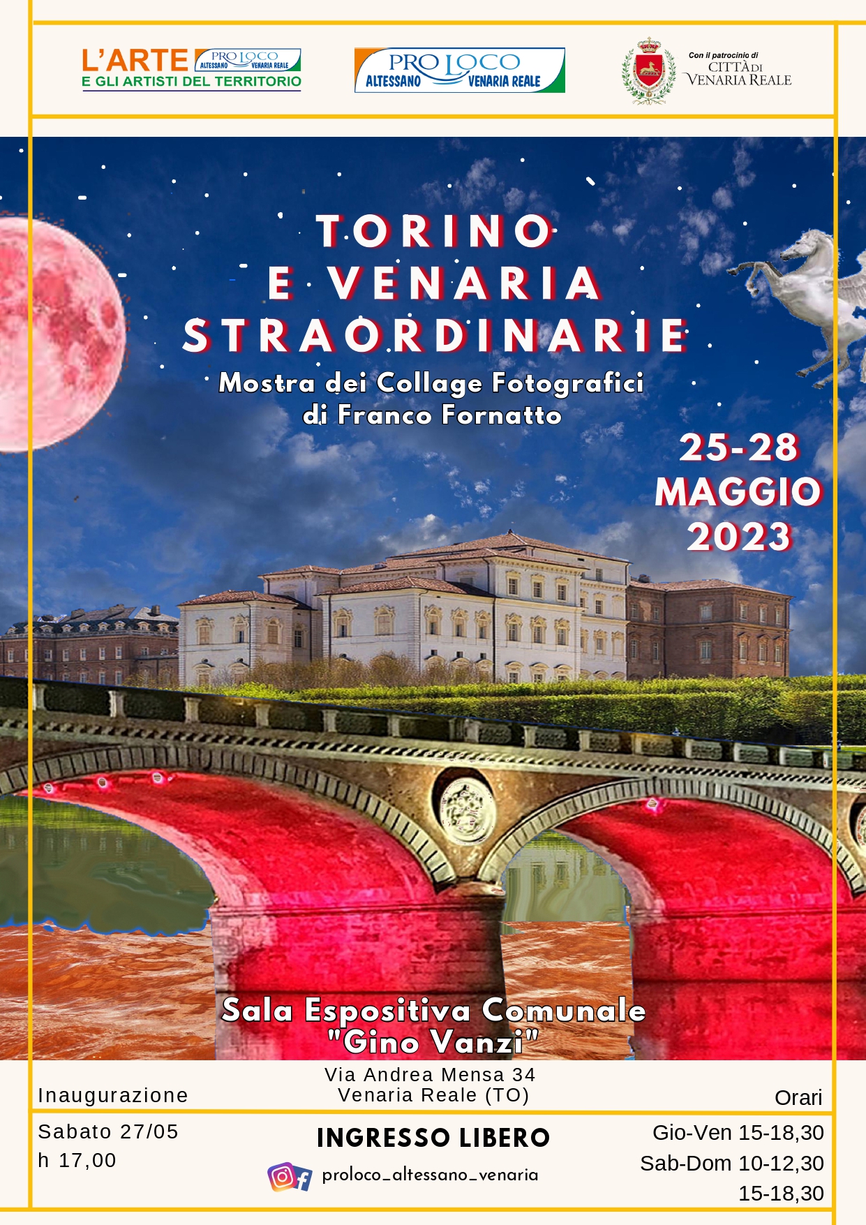 L'ARTE E GLI ARTISTI DEL TERRITORIO: "Torino e Venaria straodinarie"