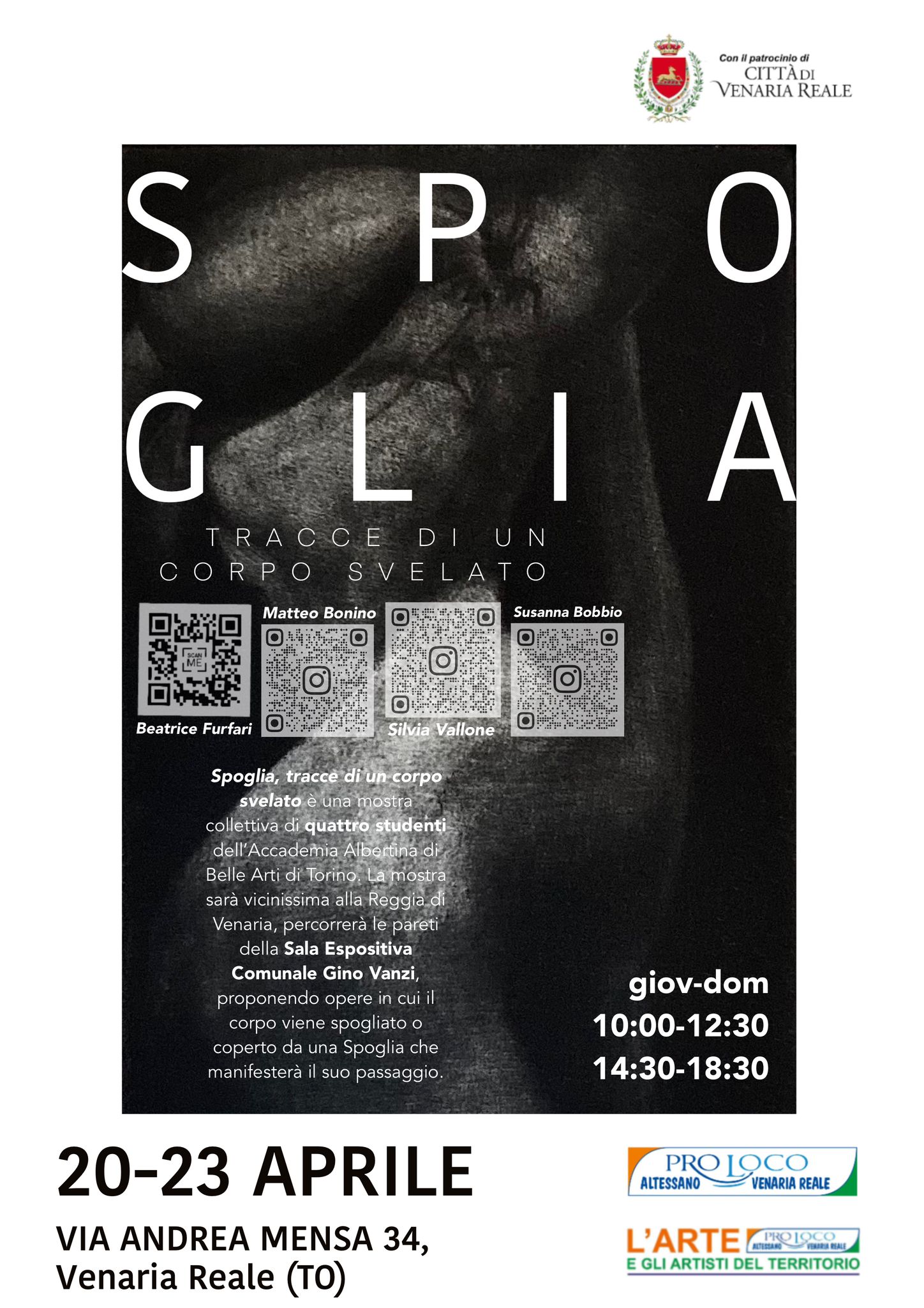 Mostra: SPOGLIA: tracce di un corpo svelato