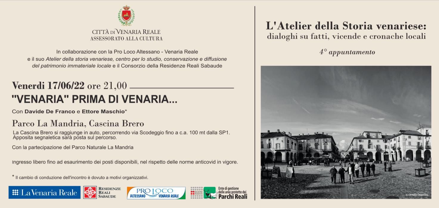 L'Atelier della Storia venariese - quarto incontro