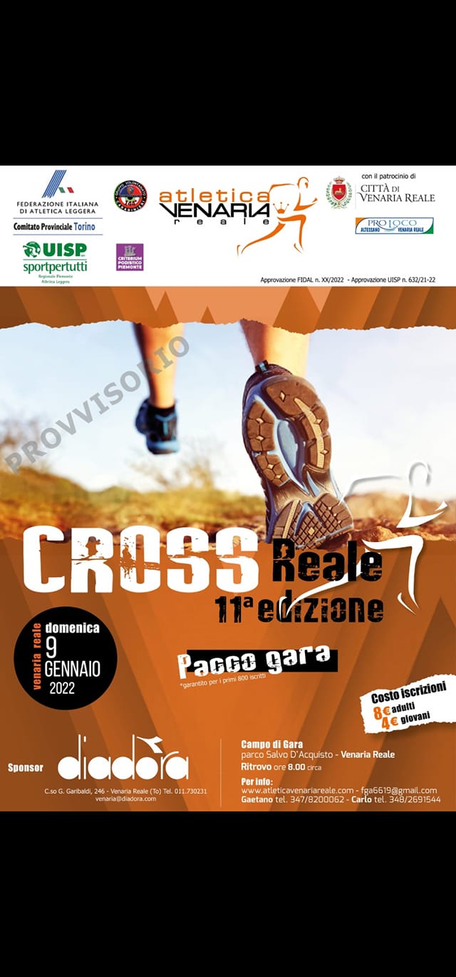 Atletica venaria: cross reale