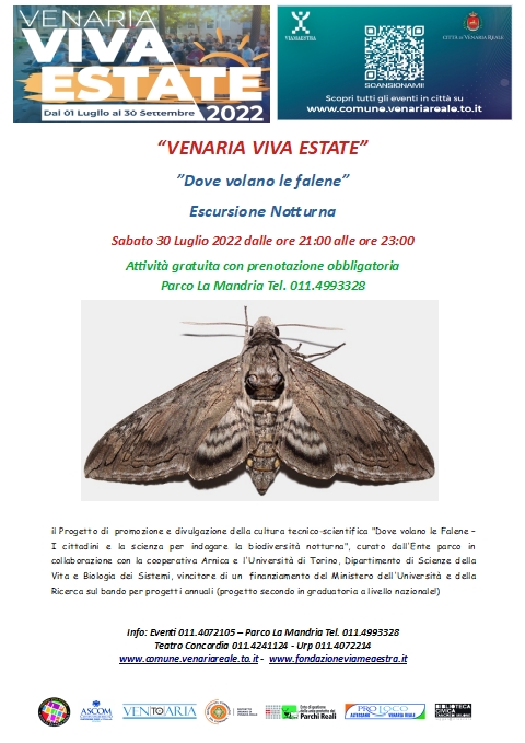 VVE2022: Dove volano le Falene