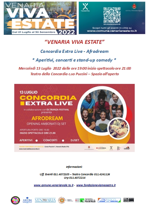 VVE2022 - Concordia Extra Live: Afrodream 