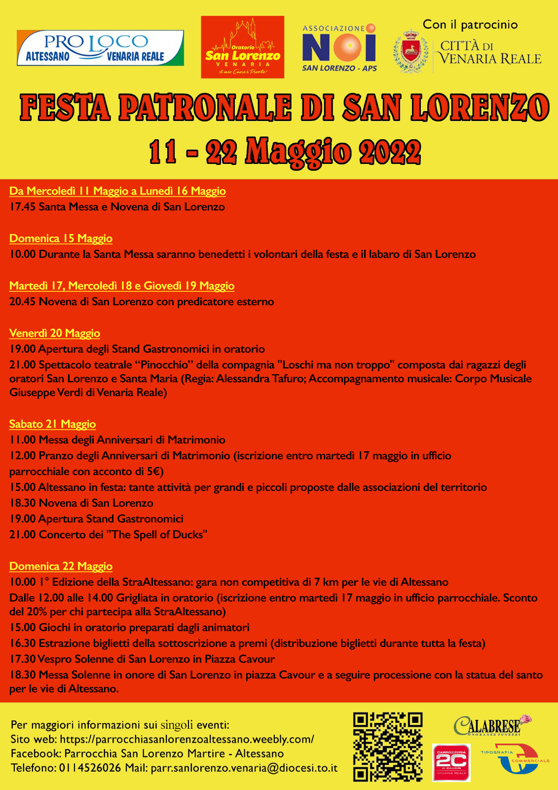 Festa patronale di San Lorenzo 2022