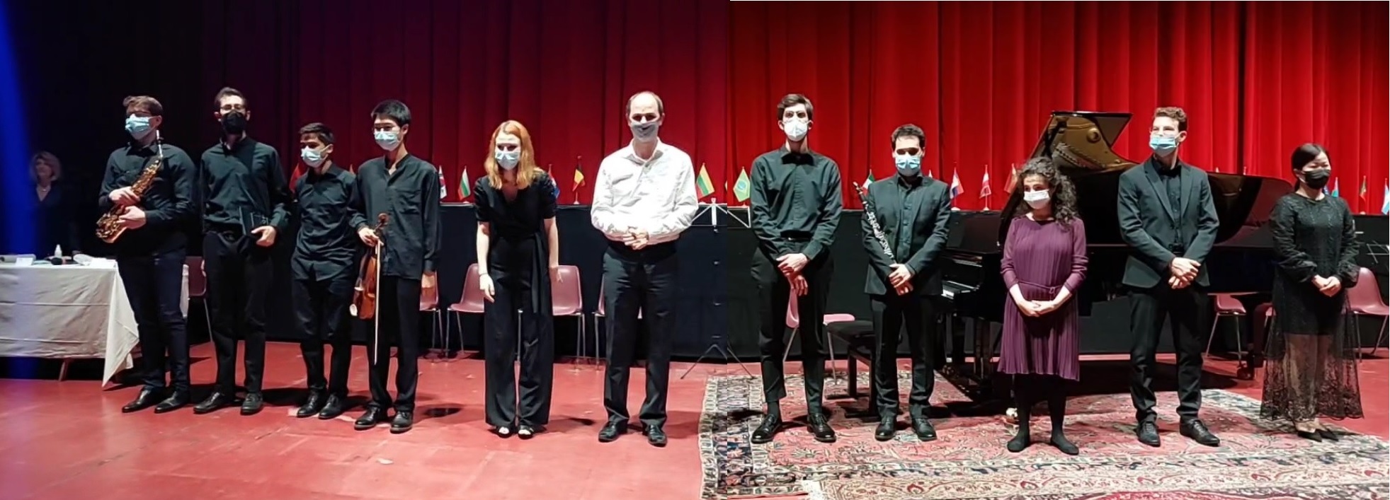 Premiati, autorità e pubblico per il gran finale del 24° Concorso internazionale di Musica da Camera Luigi Nono a Venaria Reale