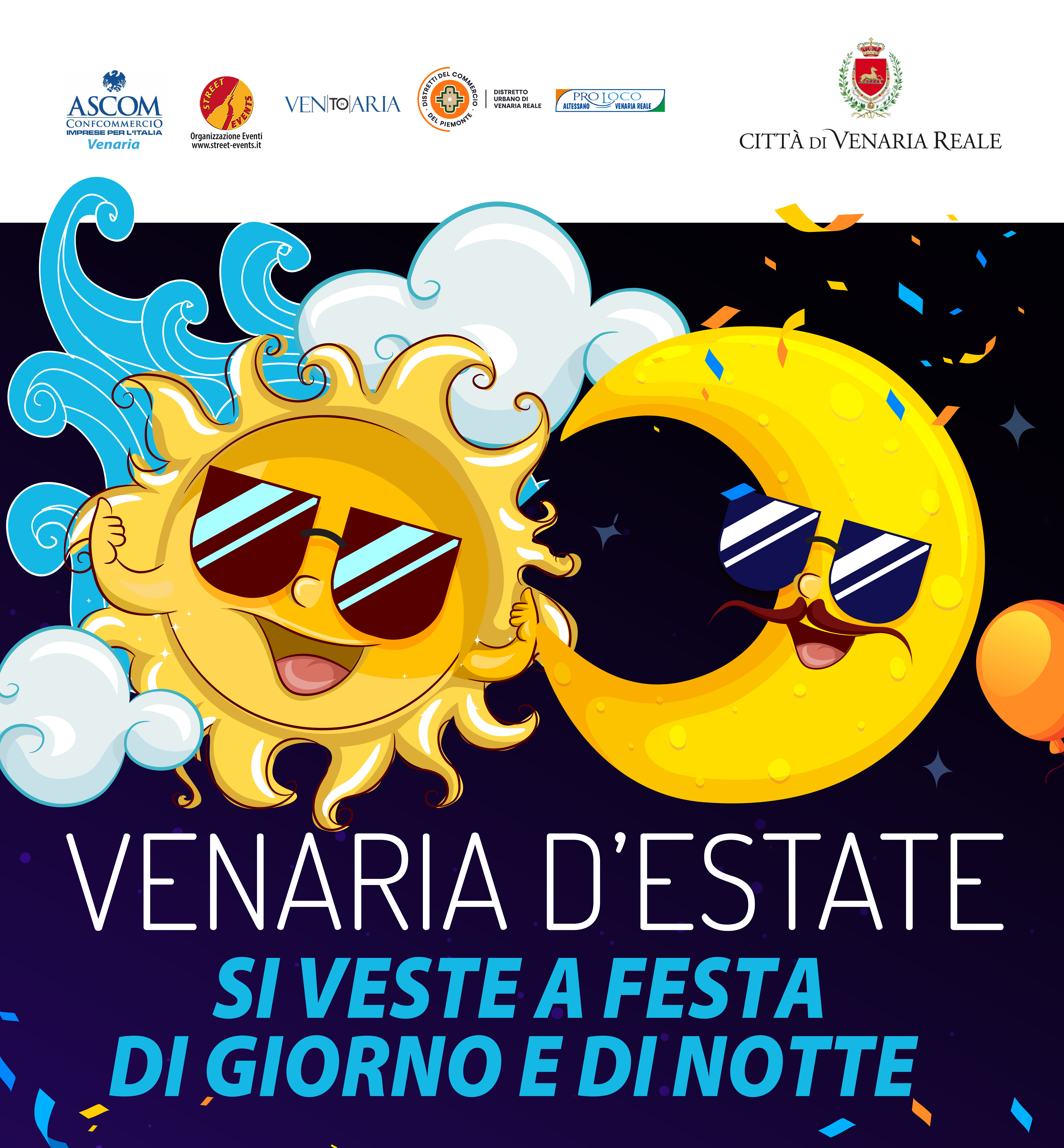 Venaria d'estate tra shopping, moda, artigianato ed enogastronomia