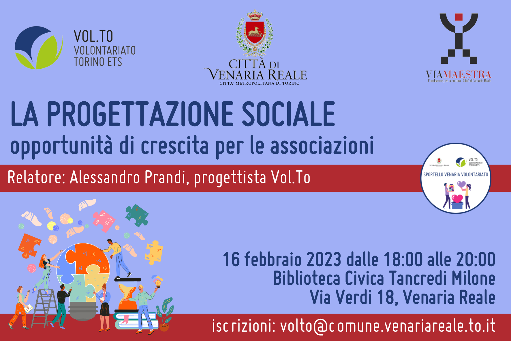 Incontro formativo "La progettazione sociale"