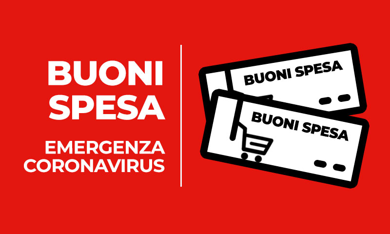 Emergenza Covid 19 Buoni Spesa per disoccupati e pensionati