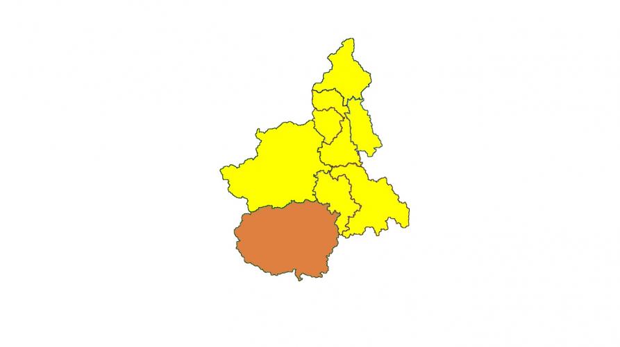 Piemonte in zona Gialla. Tranne Cuneo